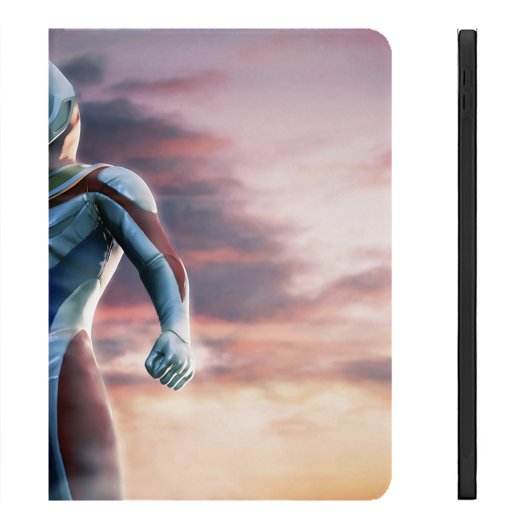 （画像用） ウルトラマン Ultraman IPadケース ペンホルダー付き ブックスタイルデザイン